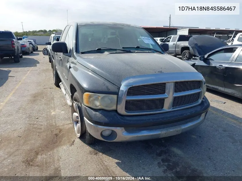 2004 Dodge Ram 1500 Slt/Laramie VIN: 1D7HA18N84S586467 Lot: 40598509