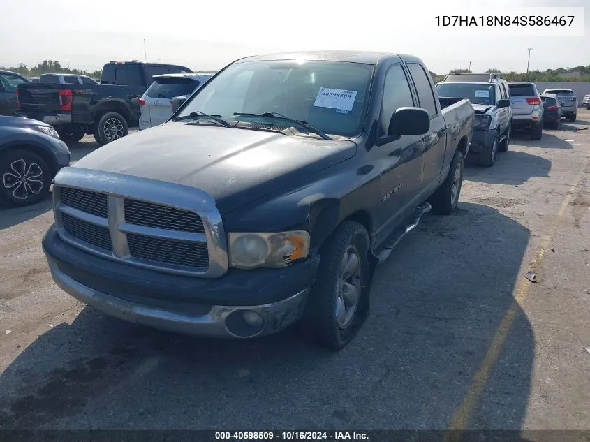 2004 Dodge Ram 1500 Slt/Laramie VIN: 1D7HA18N84S586467 Lot: 40598509