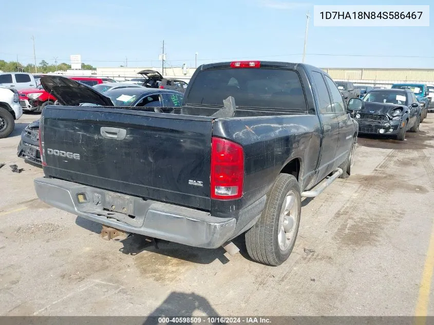 2004 Dodge Ram 1500 Slt/Laramie VIN: 1D7HA18N84S586467 Lot: 40598509