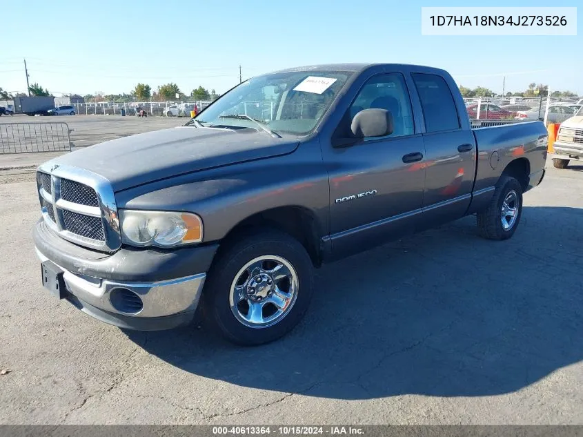 2004 Dodge Ram 1500 Slt/Laramie VIN: 1D7HA18N34J273526 Lot: 40613364