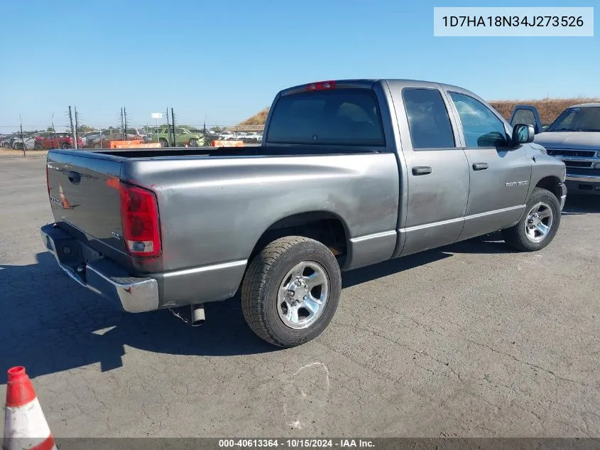 2004 Dodge Ram 1500 Slt/Laramie VIN: 1D7HA18N34J273526 Lot: 40613364