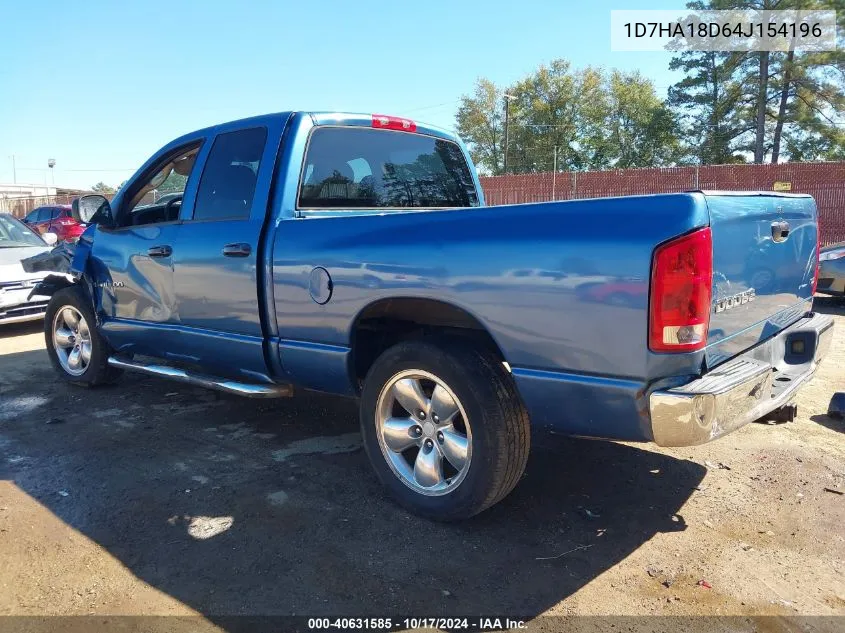 1D7HA18D64J154196 2004 Dodge Ram 1500 Slt/Laramie