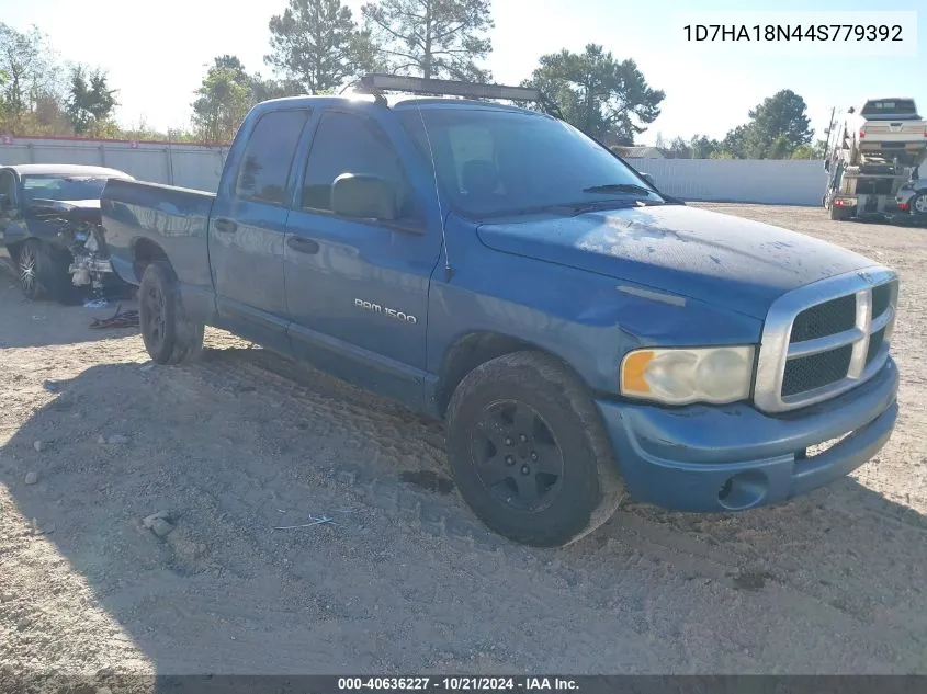 2004 Dodge Ram 1500 Slt/Laramie VIN: 1D7HA18N44S779392 Lot: 40636227