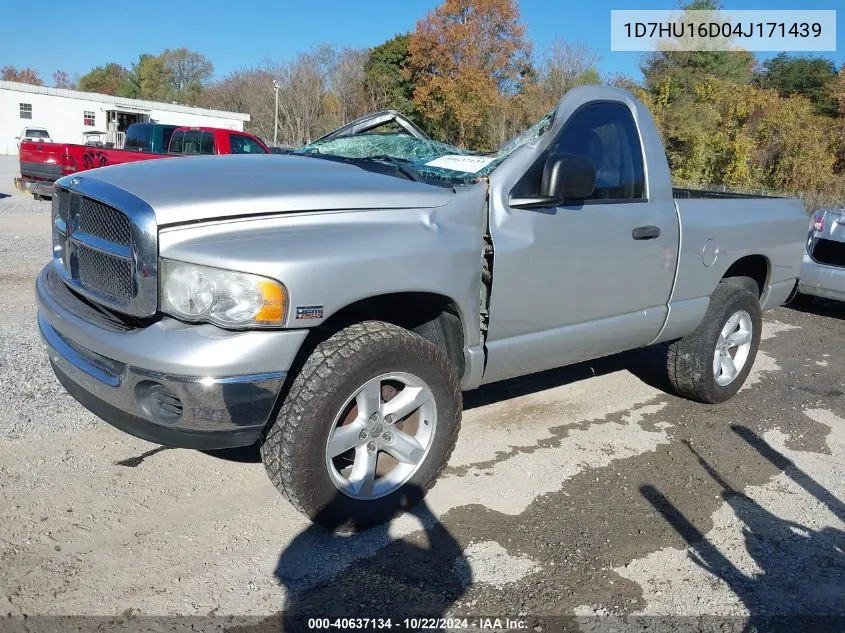 2004 Dodge Ram 1500 Slt/Laramie VIN: 1D7HU16D04J171439 Lot: 40637134