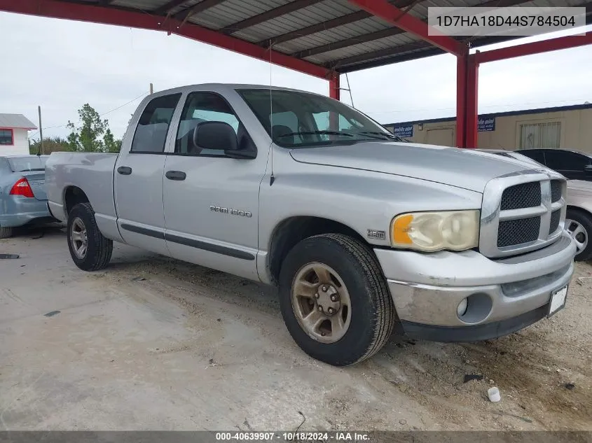 2004 Dodge Ram 1500 Slt/Laramie VIN: 1D7HA18D44S784504 Lot: 40639907