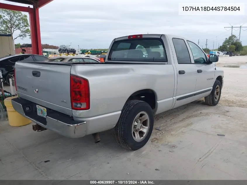 2004 Dodge Ram 1500 Slt/Laramie VIN: 1D7HA18D44S784504 Lot: 40639907