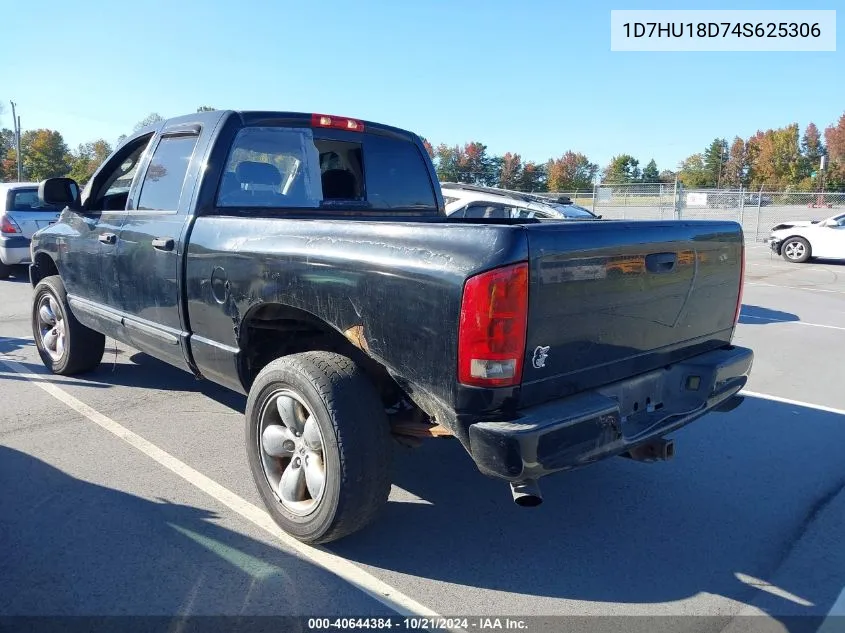 2004 Dodge Ram 1500 Slt/Laramie VIN: 1D7HU18D74S625306 Lot: 40644384