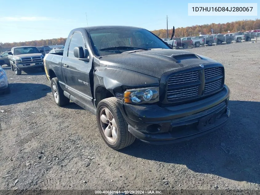 2004 Dodge Ram 1500 Slt/Laramie VIN: 1D7HU16D84J280067 Lot: 40650161