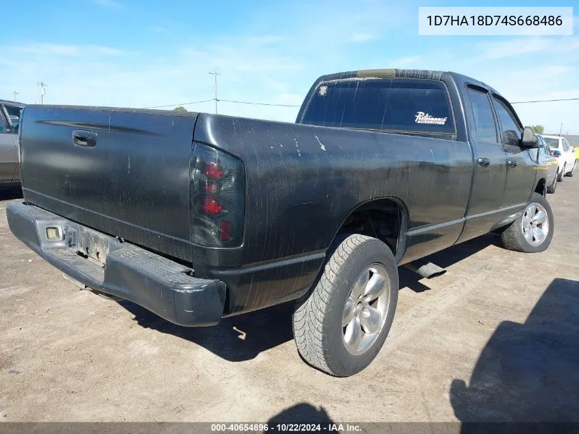 1D7HA18D74S668486 2004 Dodge Ram 1500 Slt/Laramie