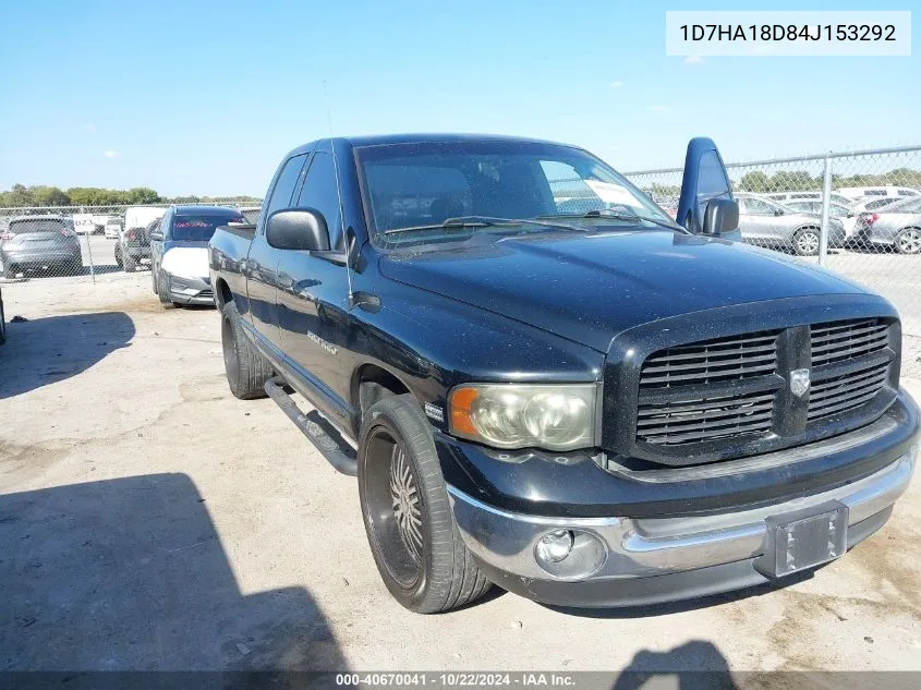 2004 Dodge Ram 1500 Slt/Laramie VIN: 1D7HA18D84J153292 Lot: 40670041