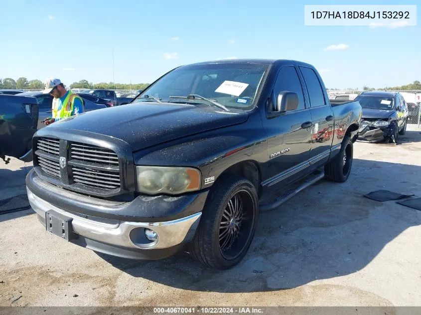 1D7HA18D84J153292 2004 Dodge Ram 1500 Slt/Laramie