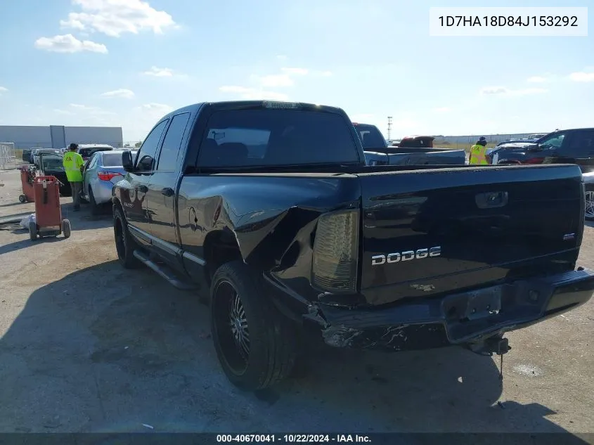 1D7HA18D84J153292 2004 Dodge Ram 1500 Slt/Laramie