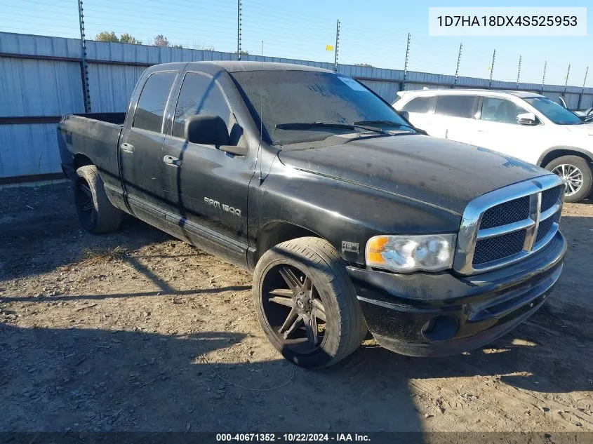 2004 Dodge Ram 1500 Slt/Laramie VIN: 1D7HA18DX4S525953 Lot: 40671352