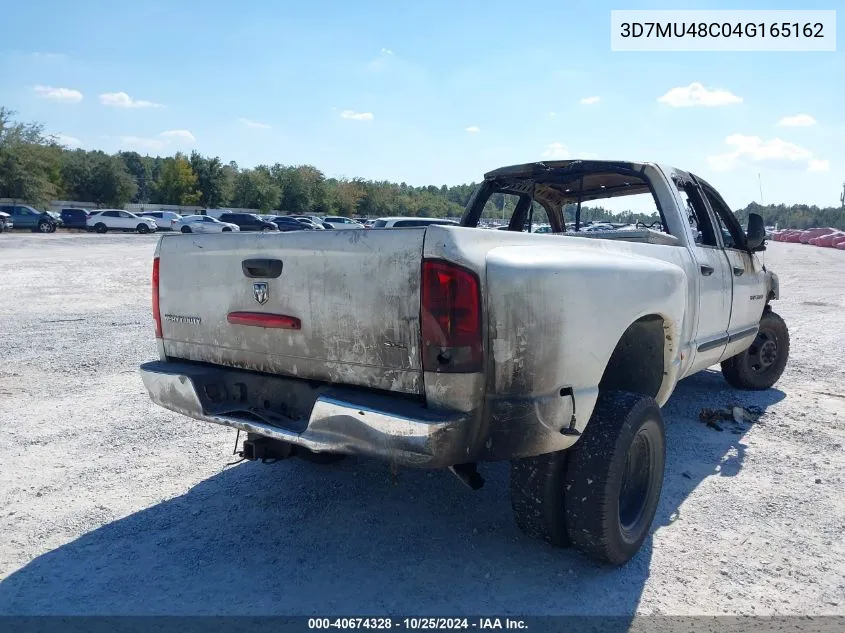 2004 Dodge Ram 3500 Slt/Laramie VIN: 3D7MU48C04G165162 Lot: 40674328