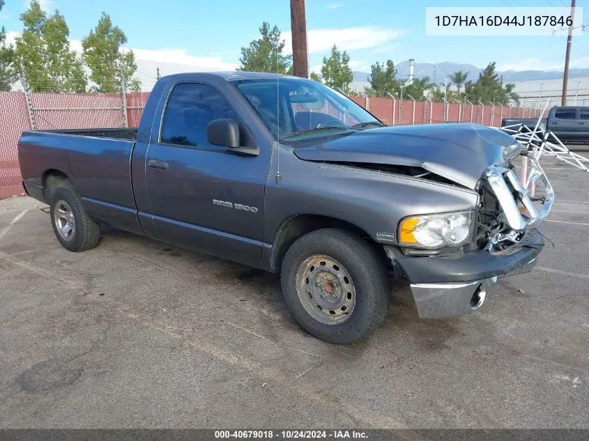 2004 Dodge Ram 1500 St/Slt VIN: 1D7HA16D44J187846 Lot: 40679018