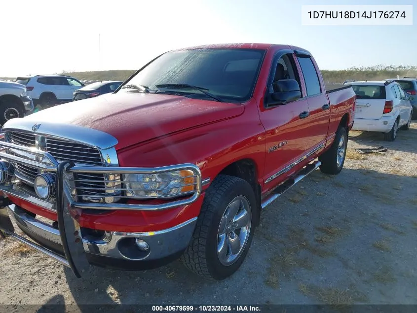 2004 Dodge Ram 1500 Slt/Laramie VIN: 1D7HU18D14J176274 Lot: 40679599