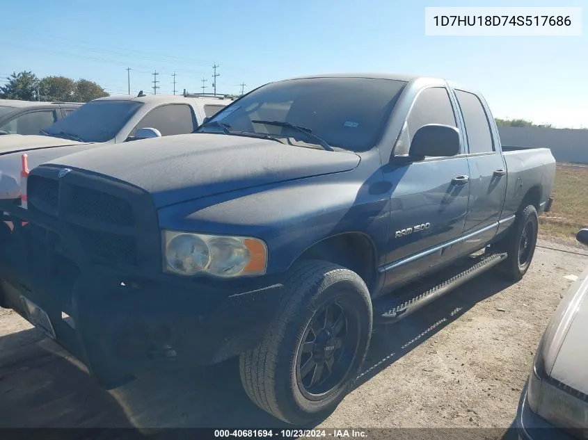 1D7HU18D74S517686 2004 Dodge Ram 1500 Slt/Laramie