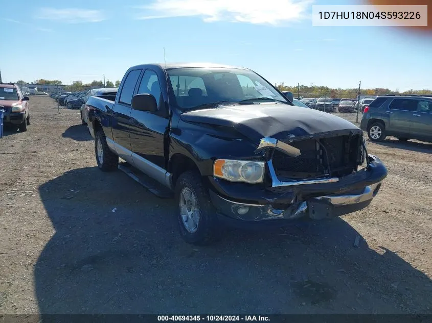 2004 Dodge Ram 1500 Slt/Laramie VIN: 1D7HU18N04S593226 Lot: 40694345