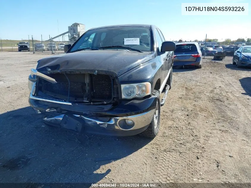 2004 Dodge Ram 1500 Slt/Laramie VIN: 1D7HU18N04S593226 Lot: 40694345