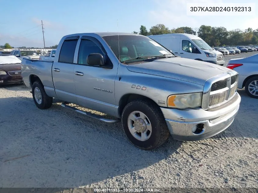 2004 Dodge Ram 2500 Slt/Laramie VIN: 3D7KA28D24G192313 Lot: 40711933