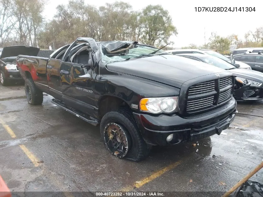 2004 Dodge Ram 2500 Slt/Laramie VIN: 1D7KU28D24J141304 Lot: 40723282