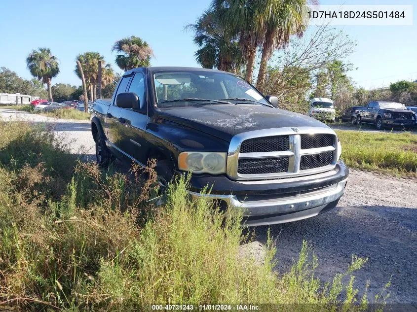 2004 Dodge Ram 1500 Slt/Laramie VIN: 1D7HA18D24S501484 Lot: 40731243