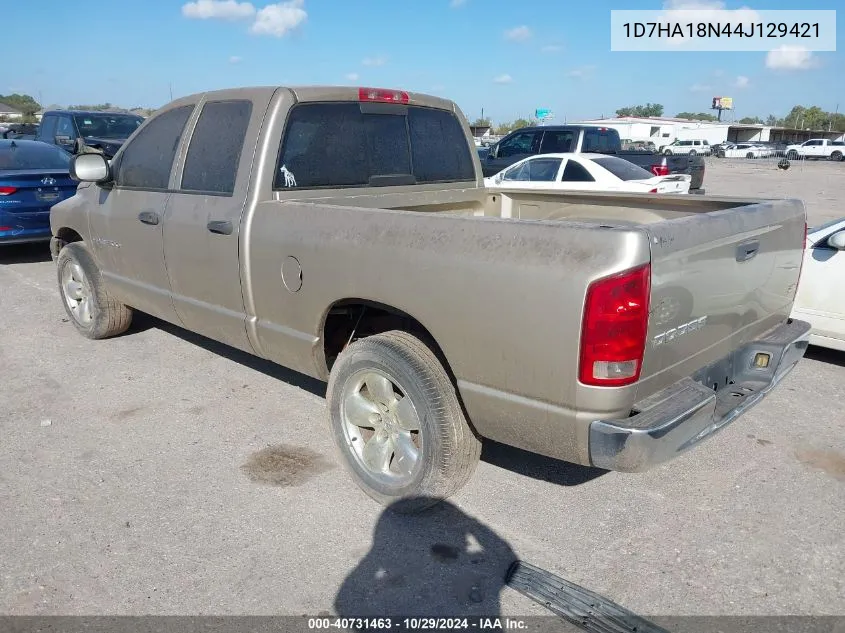 2004 Dodge Ram 1500 Slt/Laramie VIN: 1D7HA18N44J129421 Lot: 40731463