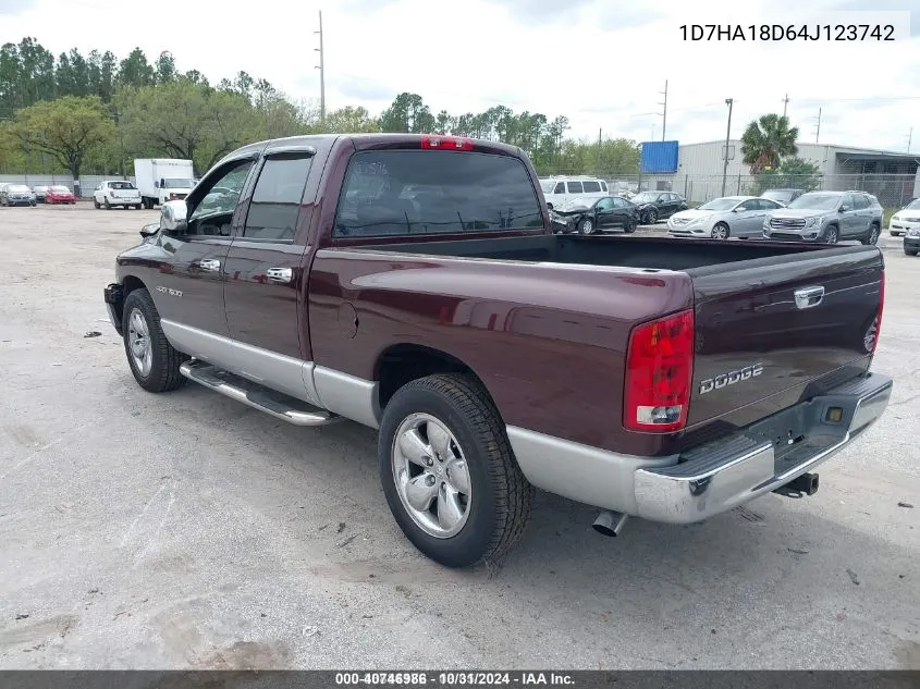 1D7HA18D64J123742 2004 Dodge Ram 1500 Slt/Laramie