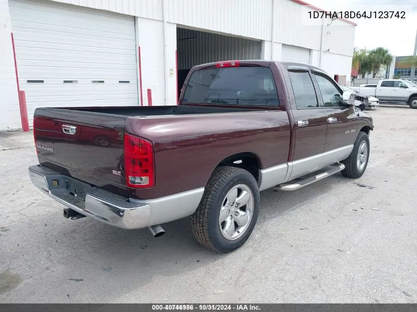 1D7HA18D64J123742 2004 Dodge Ram 1500 Slt/Laramie