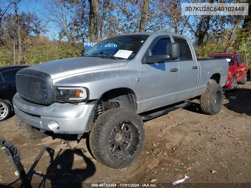 2004 Dodge Ram 2500 Slt/Laramie VIN: 3D7KU28C64G102448 Lot: 40753354