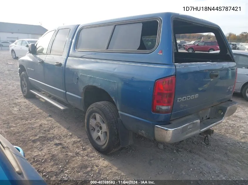 1D7HU18N44S787421 2004 Dodge Ram 1500 Slt/Laramie