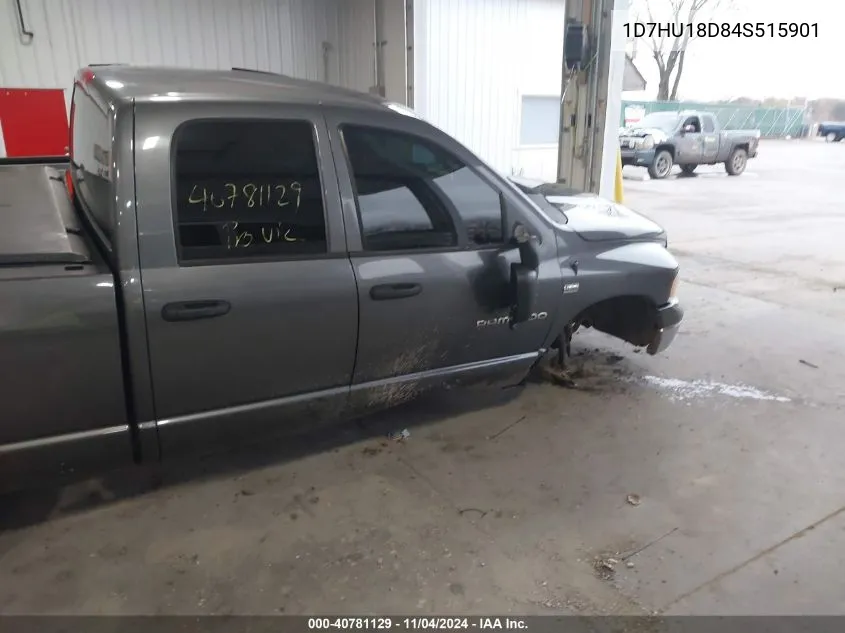 2004 Dodge Ram 1500 Slt VIN: 1D7HU18D84S515901 Lot: 40781129