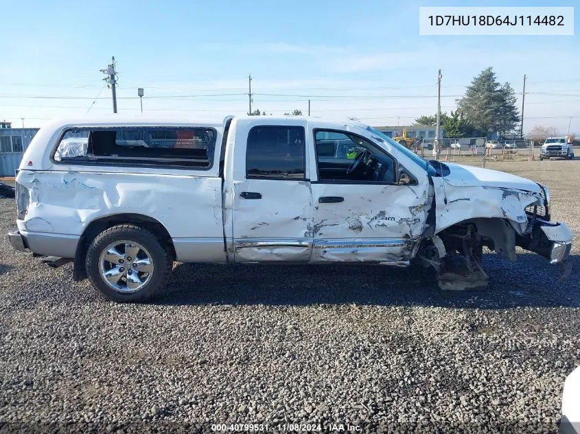 2004 Dodge Ram 1500 Slt VIN: 1D7HU18D64J114482 Lot: 40799531