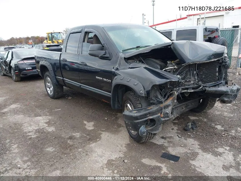 11D7H18D78J221685 2004 Dodge Ram 1500 St/Slt