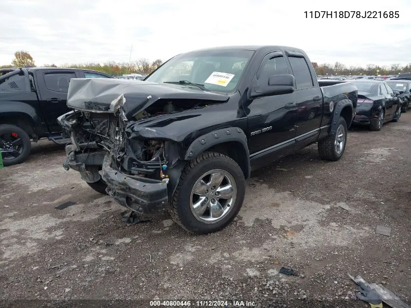 11D7H18D78J221685 2004 Dodge Ram 1500 St/Slt