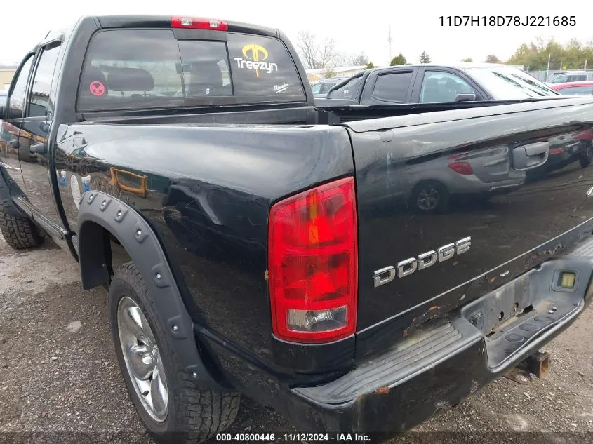 11D7H18D78J221685 2004 Dodge Ram 1500 St/Slt