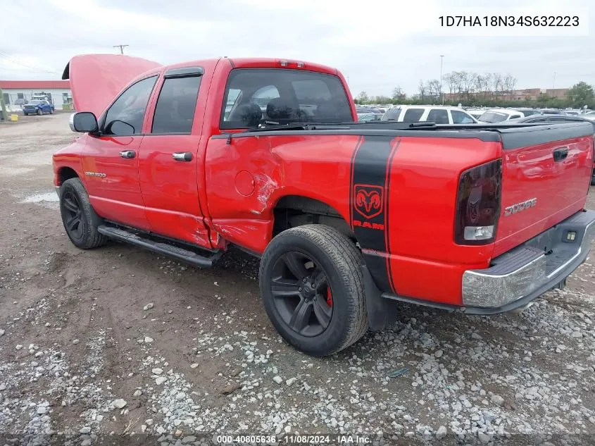 2004 Dodge Ram 1500 Slt/Laramie VIN: 1D7HA18N34S632223 Lot: 40805636