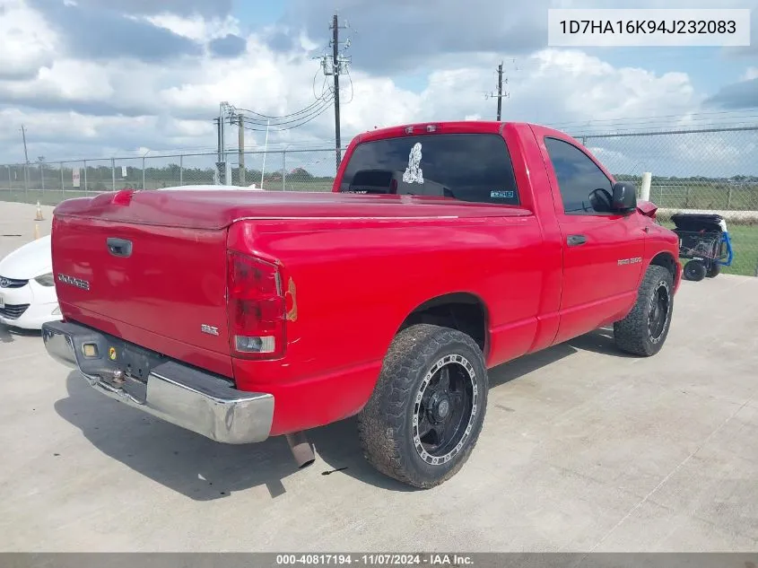 2004 Dodge Ram 1500 St VIN: 1D7HA16K94J232083 Lot: 40817194