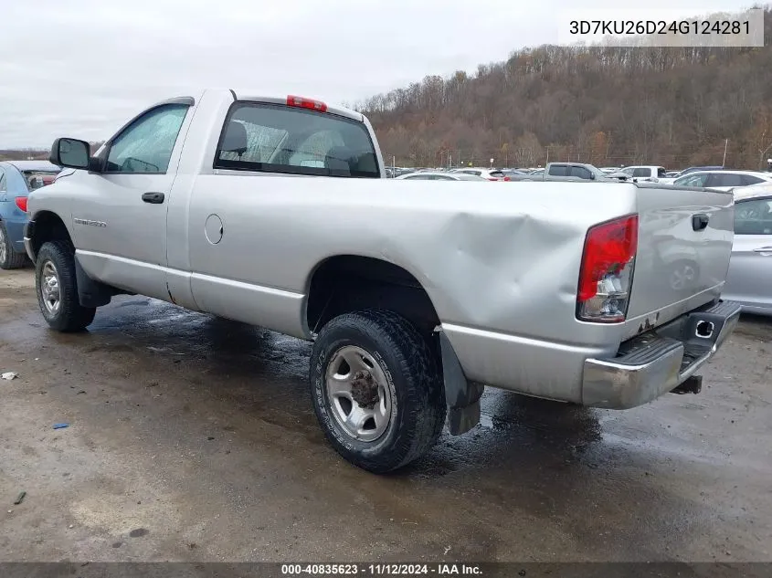 3D7KU26D24G124281 2004 Dodge Ram 2500 St