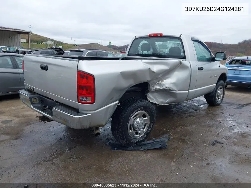 3D7KU26D24G124281 2004 Dodge Ram 2500 St