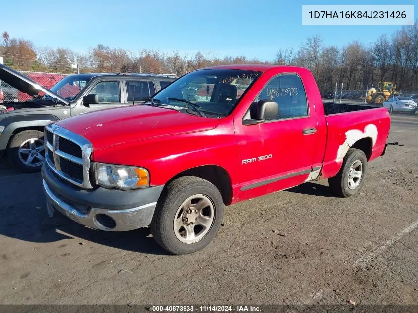 2004 Dodge Ram 1500 St VIN: 1D7HA16K84J231426 Lot: 40873933