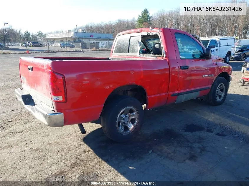 2004 Dodge Ram 1500 St VIN: 1D7HA16K84J231426 Lot: 40873933