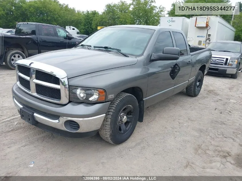 2005 Dodge Ram 1500 Slt/Laramie VIN: 1D7HA18D95S344277 Lot: 12056395