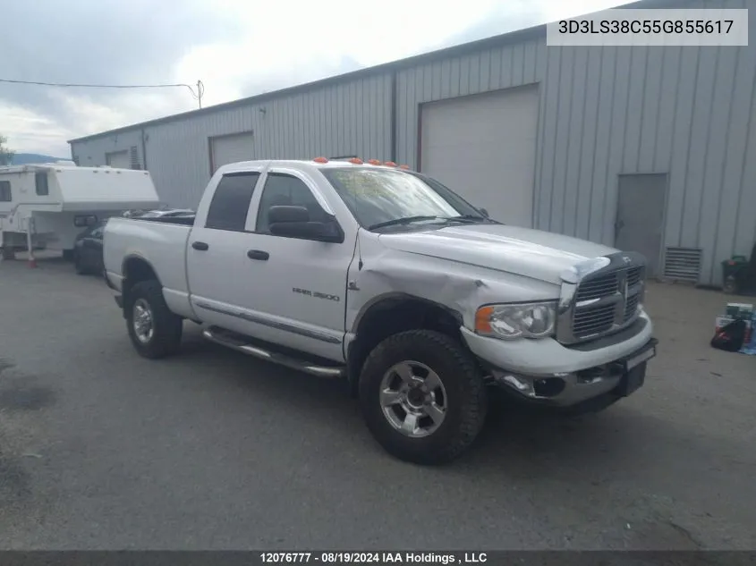 2005 Dodge Ram 3500 St/Slt VIN: 3D3LS38C55G855617 Lot: 12076777