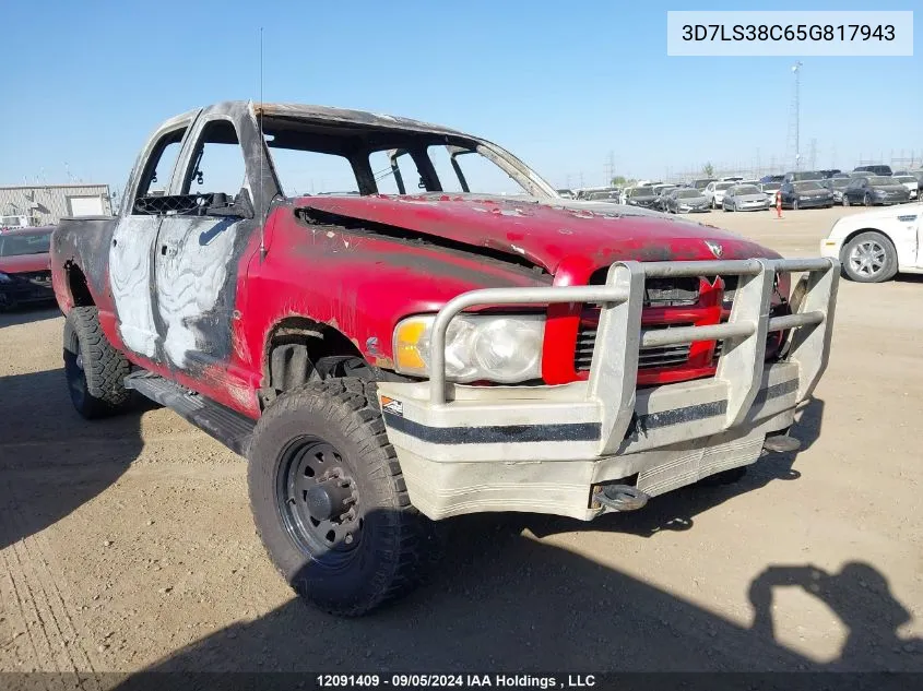 2005 Dodge Ram 3500 St/Slt VIN: 3D7LS38C65G817943 Lot: 12091409