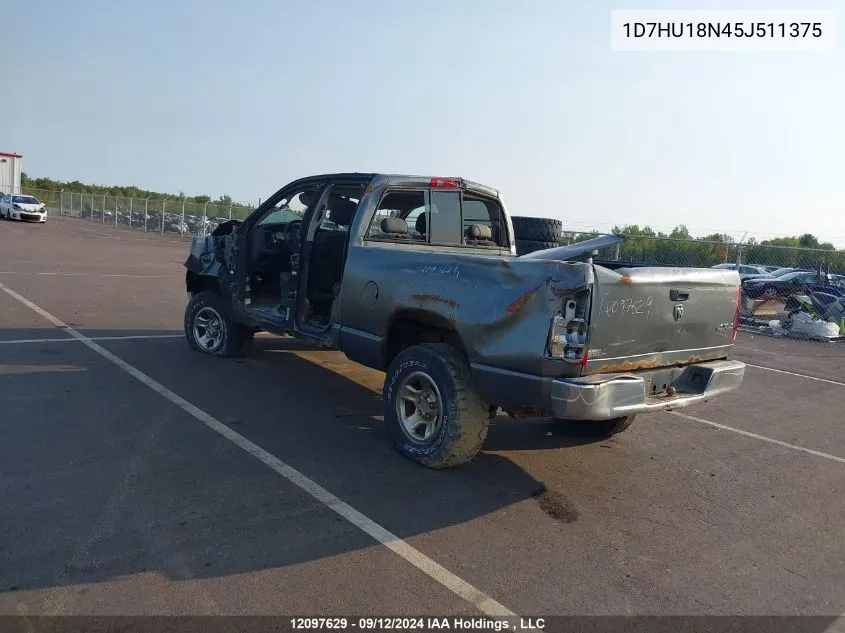 1D7HU18N45J511375 2005 Dodge Ram 1500 St