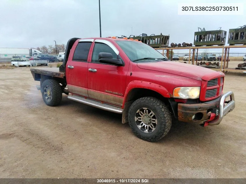 2005 Dodge Ram 3500 St/Slt VIN: 3D7LS38C25G730511 Lot: 30046915