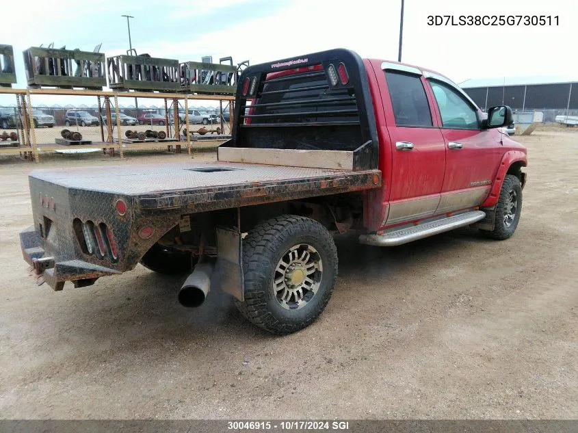 2005 Dodge Ram 3500 St/Slt VIN: 3D7LS38C25G730511 Lot: 30046915