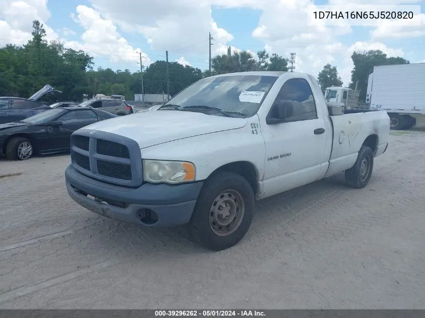 2005 Dodge Ram 1500 St VIN: 1D7HA16N65J520820 Lot: 39296262