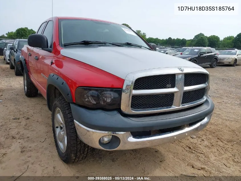 2005 Dodge Ram 1500 Slt/Laramie VIN: 1D7HU18D35S185764 Lot: 39388025